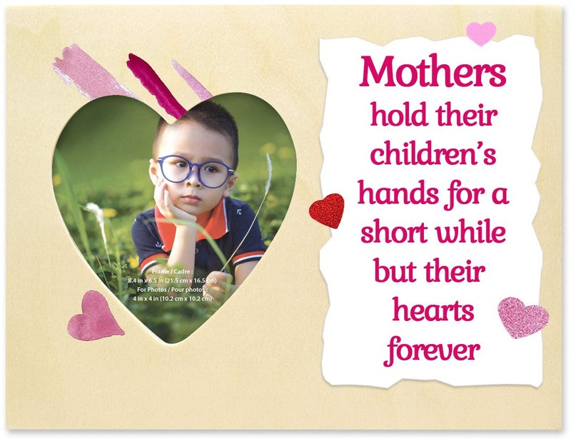 AoneFun Unfinished Wood Frames 6 Pk Valentines Crafts for Kids Valentine Crafts Natural Wood Frame DIY Picture Frame Wood Crafts to Paint Heart Crafts Picture Frame Craft Picture Frames DIY Frame Kit - Image 3